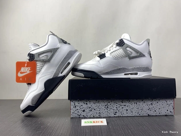 Kick Theory Jordan Retro 3885 4 Original 840606- White Cement 1014